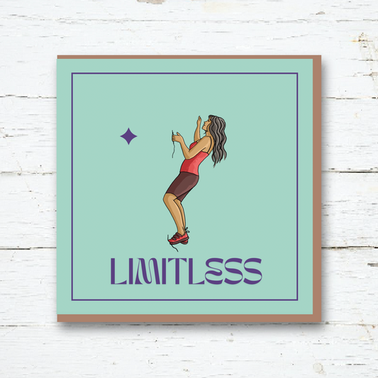 Greeting Card - Climber