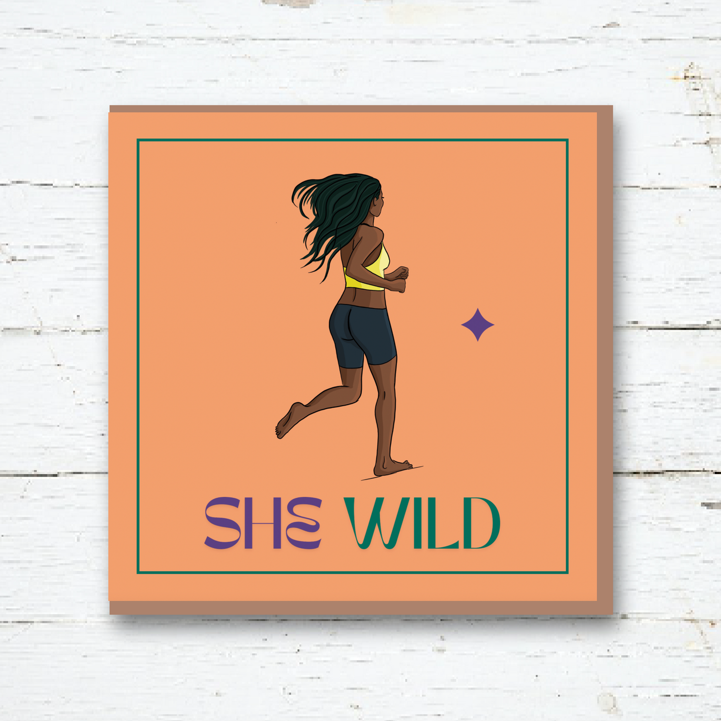 Greeting Card - She Wild