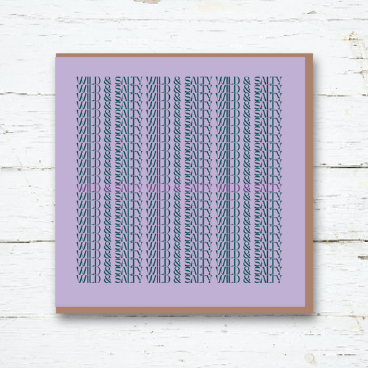 Greeting Card - Wild & Salty (Purple)