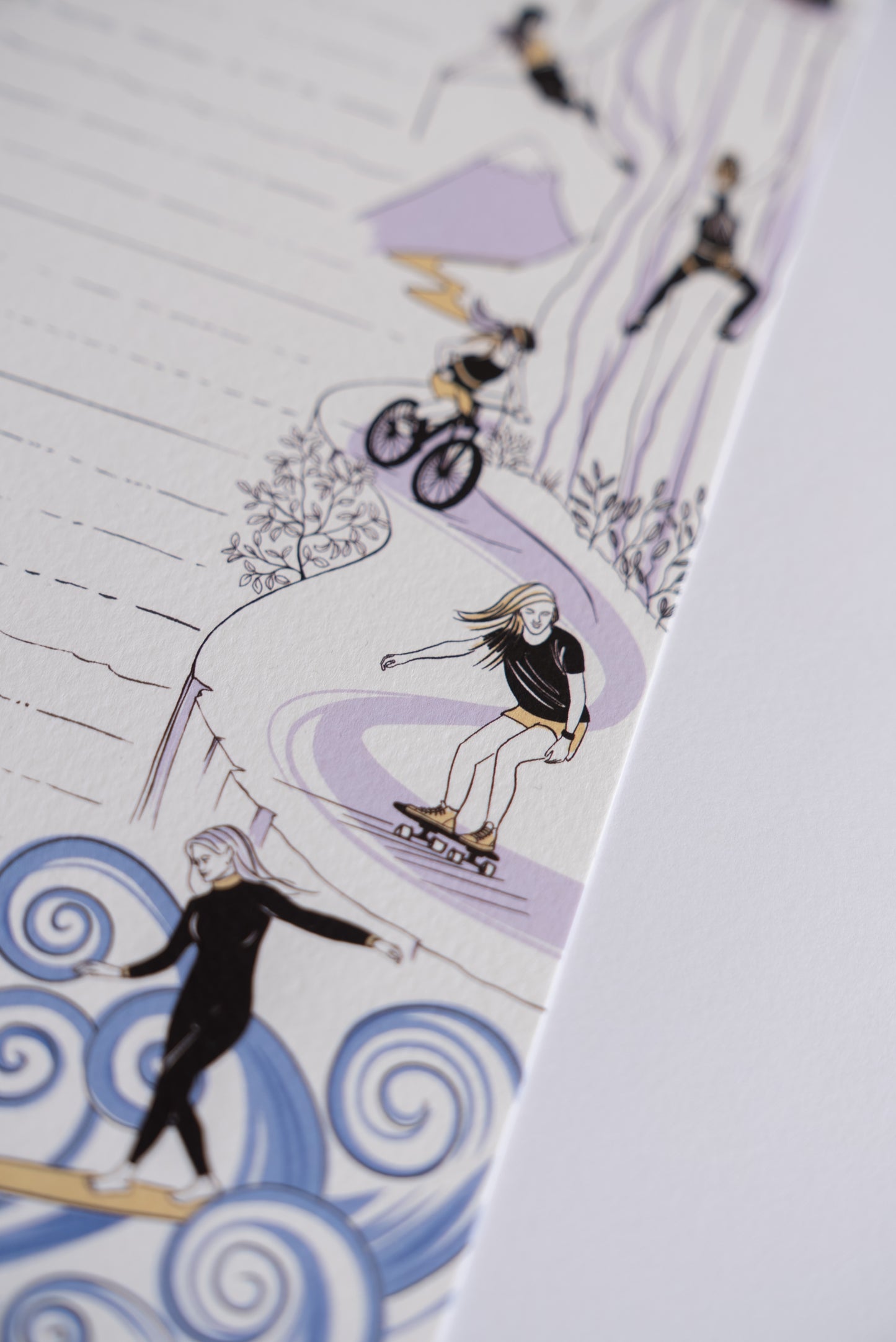 Adventure List A4 Print (frame not included)