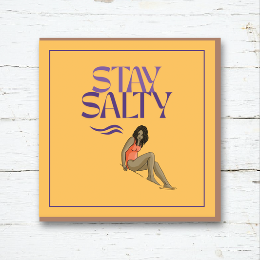 Greeting Card - Stay Salty